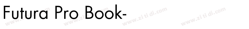 Futura Pro Book字体转换